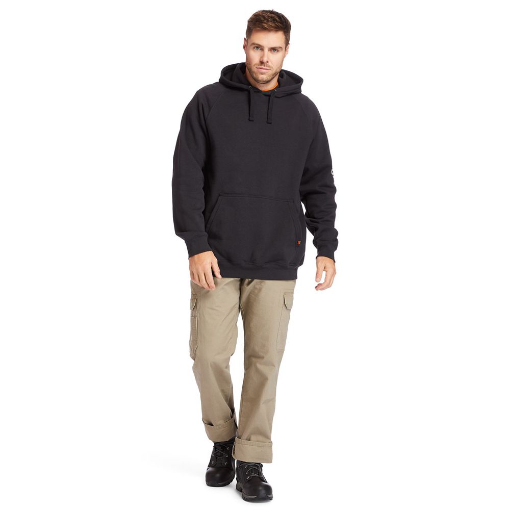 Moletom Masculino - Timberland Pro® Big & Tall Hood Honcho Sport Hoodie - OHFQT0645 - Pretas